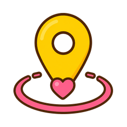 4 mile delivery radius icon