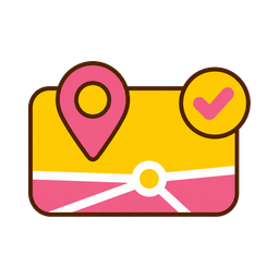 UK postcode check icon