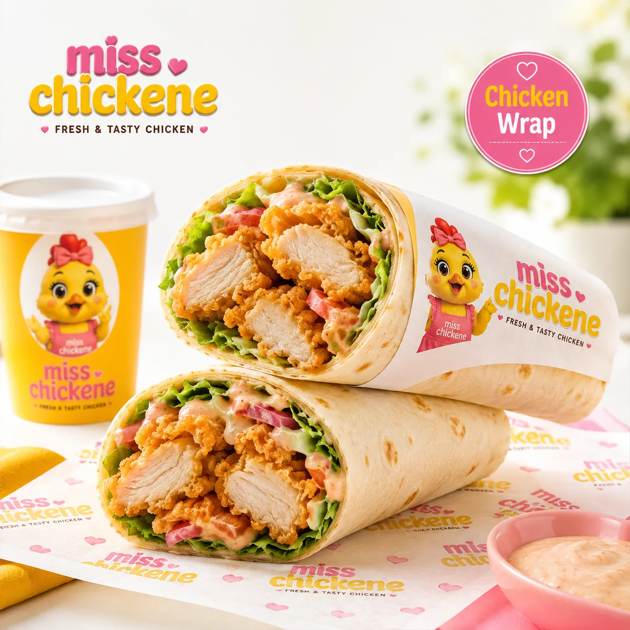 miss chickene chicken wrap