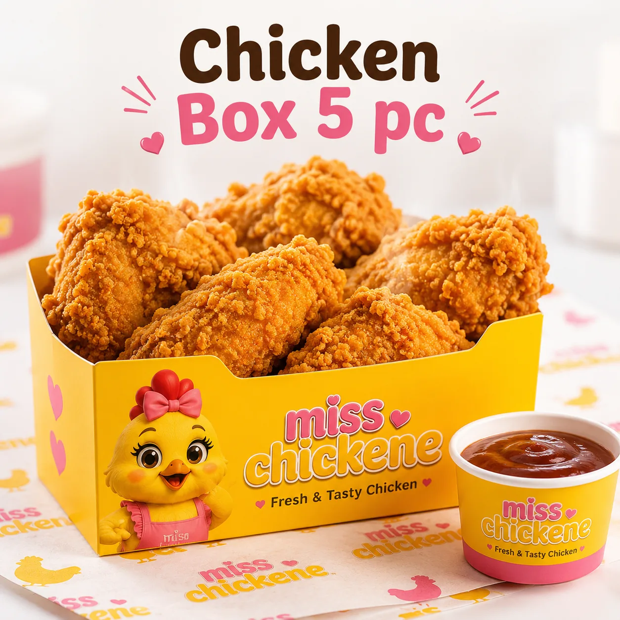 miss chickene chicken box 5 pc