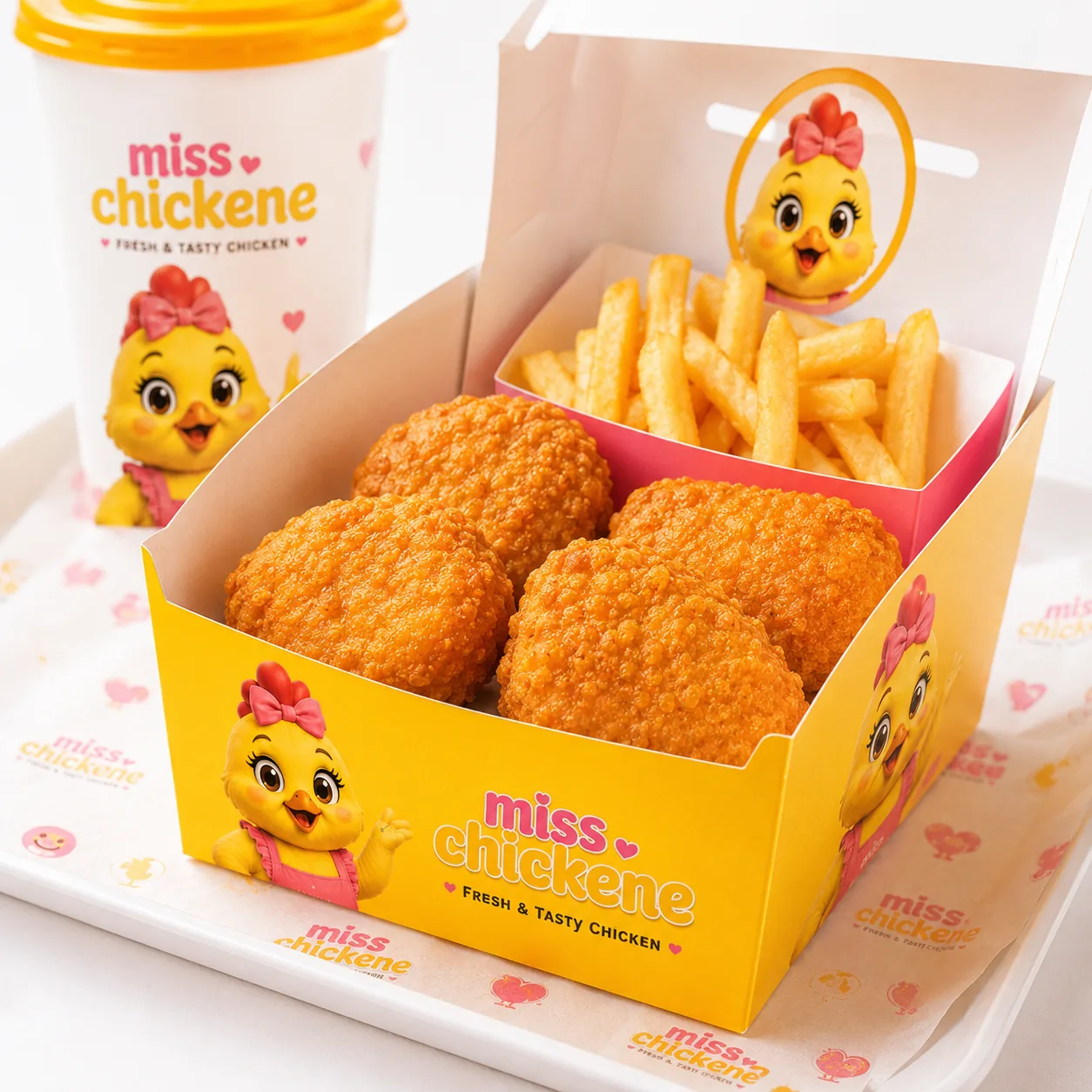 miss chickene kids meal — 4 pc nuggets