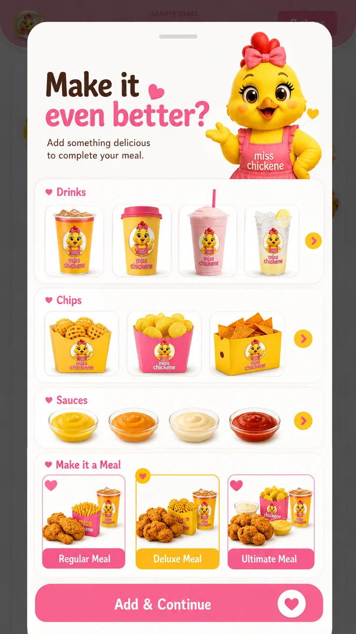 miss chickene checkout
