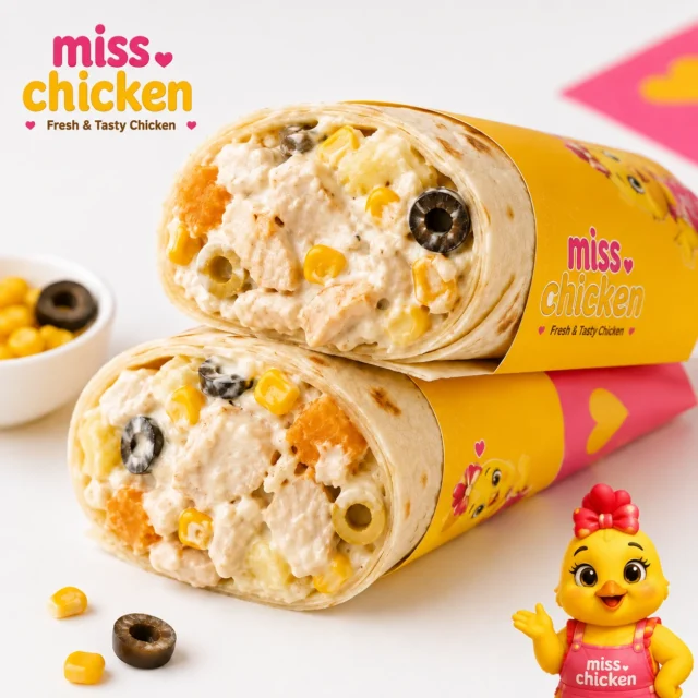 miss chicken creamy chicken wrap